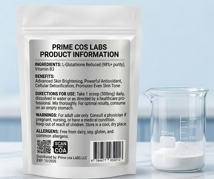 Glutathione L-Glutathione Reduced Powder